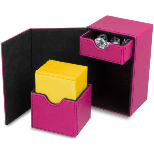 BCW Deck Vault Box LX Pink (Holds 80 cards)