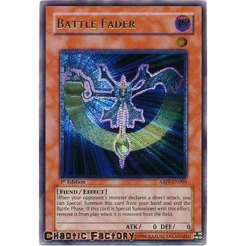 Ultimate Rare - Battle Fader - ABPF-EN006 1st Edition NM