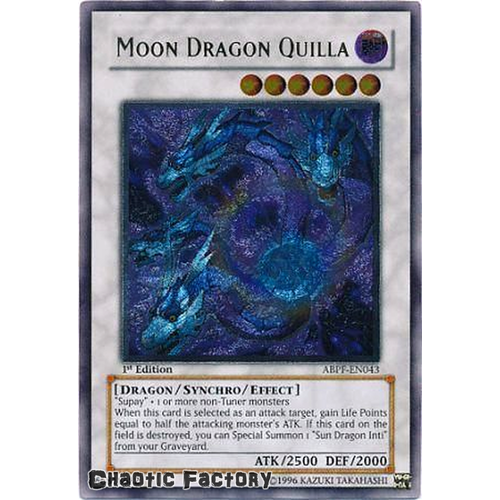 Ultimate Rare - Moon Dragon Quilla - ABPF-EN043 1st Edition NM