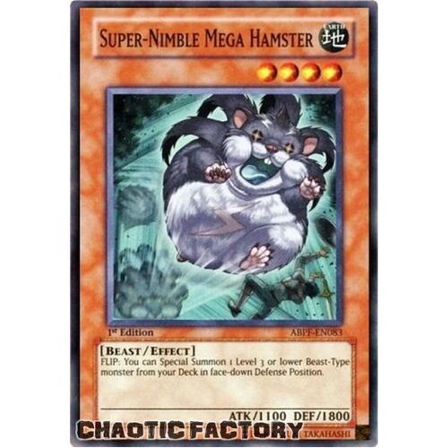 Super-Nimble Mega Hamster - ABPF-EN083 - Super Rare UNLIMITED Edition NM