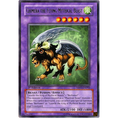 ABPF-EN092 Chimera the Flying Mythical Beast Rare 1st Edition NM