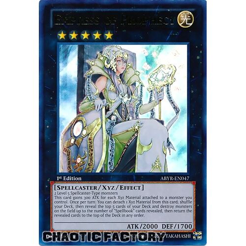 Empress of Prophecy - ABYR-EN047 - Ultra Rare 1st Edition NM