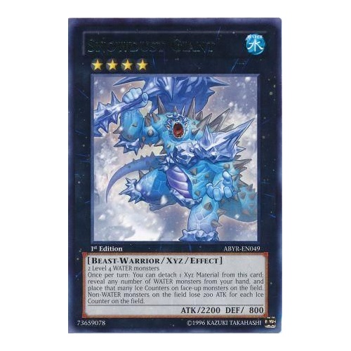 Snowdust Giant - ABYR-EN049 - Rare 1st Edition NM