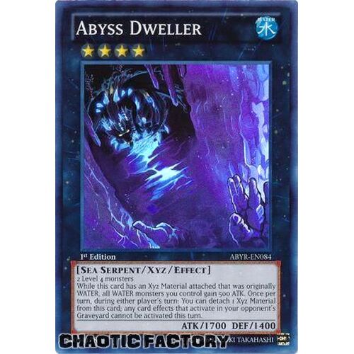 ABYR-EN084 Abyss Dweller Super Rare 1st Edition NM
