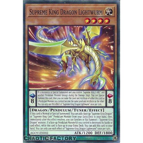 AGOV-EN002 Supreme King Dragon Lightwurm Common 1st Edition NM