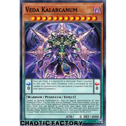 AGOV-EN005 Veda Kalarcanum Super Rare 1st Edition NM
