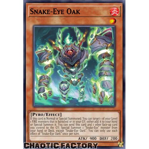 AGOV-EN008 Snake-Eye Oak Super Rare 1st Edition NM