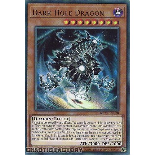 AGOV-EN020 Dark Hole Dragon Ultra Rare 1st Edition NM