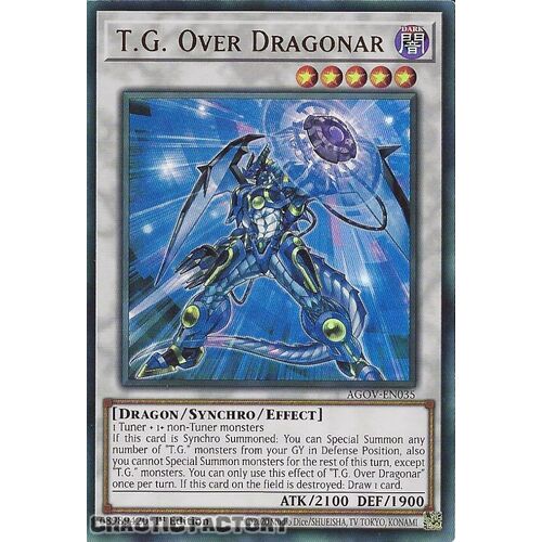 AGOV-EN035 T.G. Over Dragonar Ultra Rare 1st Edition NM