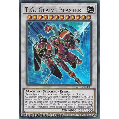 AGOV-EN036 T.G. Glaive Blaster Ultra Rare 1st Edition NM
