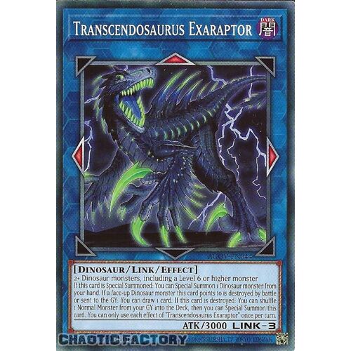 AGOV-EN044 Transcendosaurus Exaraptor Common 1st Edition NM