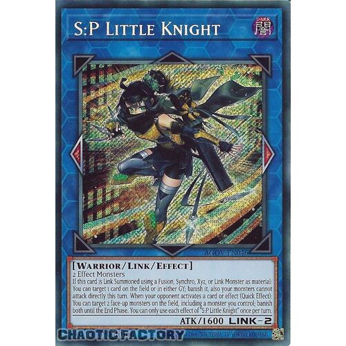 AGOV-EN046 S:P Little Knight Secret Rare 1st Edition NM