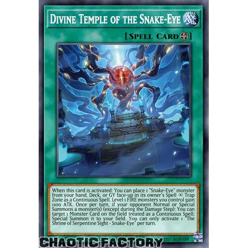 AGOV-EN056 Divine Temple of the Snake-Eye Ultra Rare 1st Edition NM