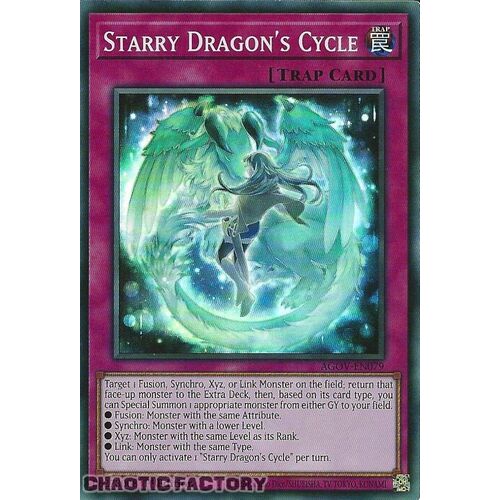 AGOV-EN079 Starry Dragon's Cycle Super Rare 1st Edition NM