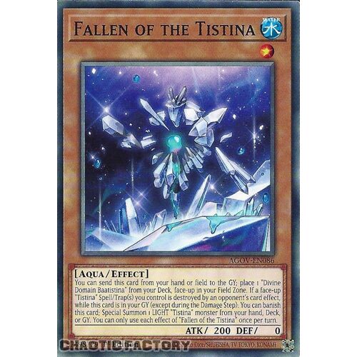 AGOV-EN086 Fallen of the Tistina Common 1st Edition NM