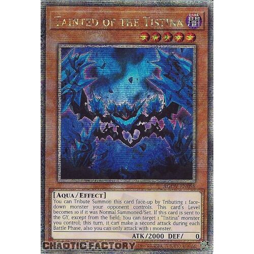 Quarter Century Secret Rare AGOV-EN088 Tainted of the Tistina 1st Edition NM