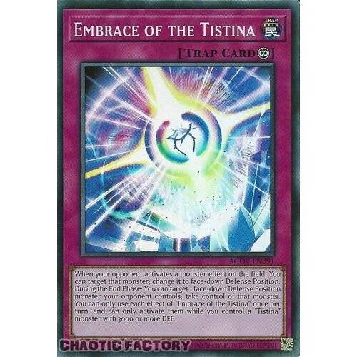 AGOV-EN091 Embrace of the Tistina Super Rare 1st Edition NM