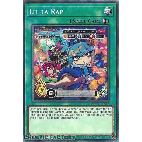 AGOV-EN098 Lil-la Rap Common 1st Edition NM