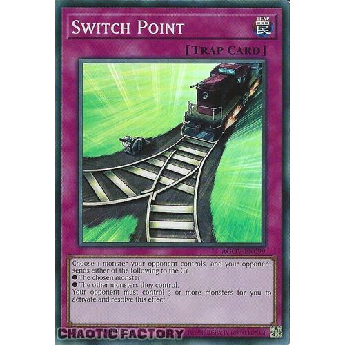 AGOV-EN099 Switch Point Super Rare 1st Edition NM