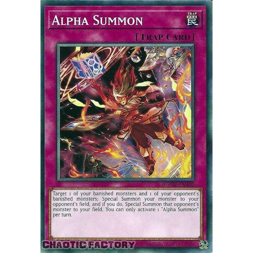 AGOV-EN100 Alpha Summon Common 1st Edition NM