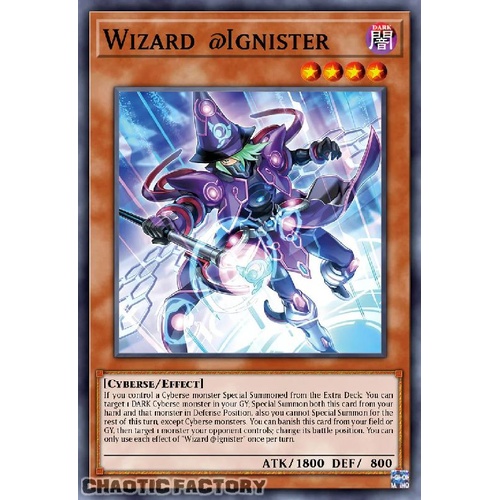 ALIN-EN001 Wizard @Ignister Super Rare 1st Edition NM
