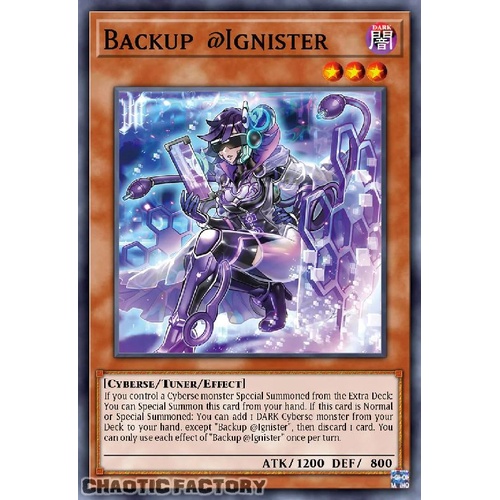 ALIN-EN002 Backup @Ignister Ultra Rare 1st Edition NM