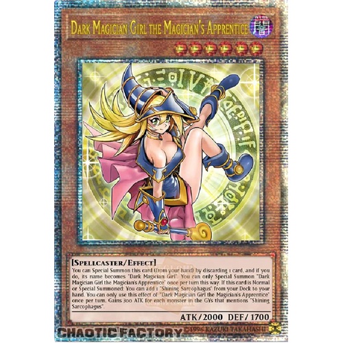ALIN-EN004 Dark Magician Girl the Magician's Apprentice Quarter Century Secret Rare 1st Edition NM