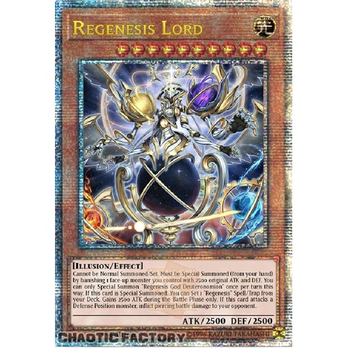 ALIN-EN017 Regenesis Lord Quarter Century Secret Rare 1st Edition NM