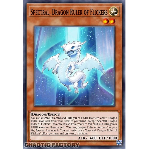ALIN-EN018 Spectral, Dragon Ruler of Flickers Ultra Rare 1st Edition NM