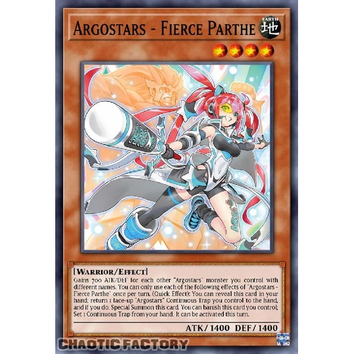 ALIN-EN020 Argostars - Fierce Parthe Super Rare 1st Edition NM