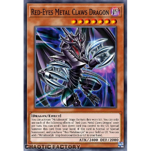 ALIN-EN025 Red-Eyes Metal Claws Dragon Super Rare 1st Edition NM