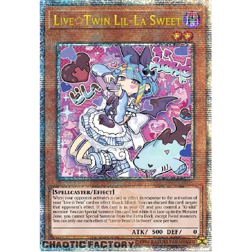 ALIN-EN028 Live☆Twin Lil-la Sweet Quarter Century Secret Rare 1st Edition NM