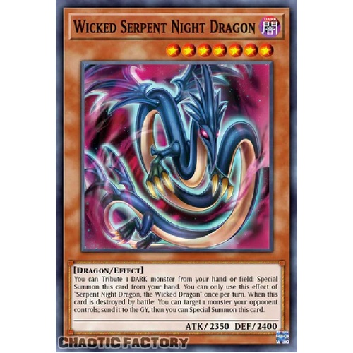 ALIN-EN031 Wicked Serpent Night Dragon Common 1st Edition NM