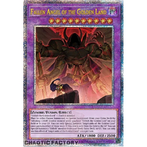ALIN-EN036 Fallen Angel of the Golden Land Quarter Century Secret Rare 1st Edition NM