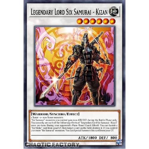 ALIN-EN042 Legendary Lord Six Samurai - Kizan Common 1st Edition NM