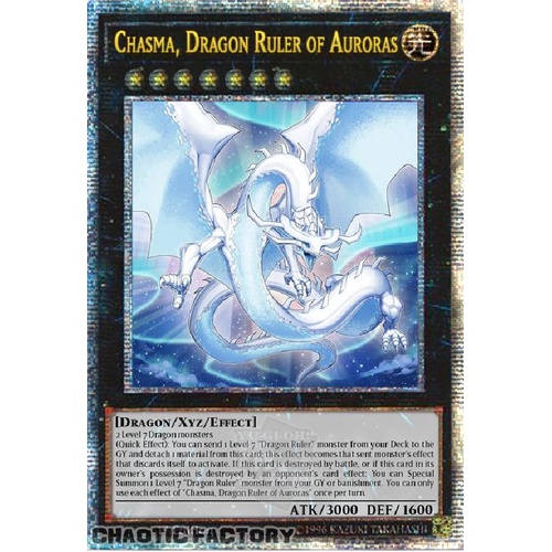 ALIN-EN047 Chasma, Dragon Ruler of Auroras Quarter Century Secret Rare 1st Edition NM