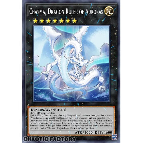 ALIN-EN047 Chasma, Dragon Ruler of Auroras Secret Rare 1st Edition NM