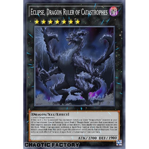 ALIN-EN048 Eclipse, Dragon Ruler of Catastrophes Ultra Rare 1st Edition NM