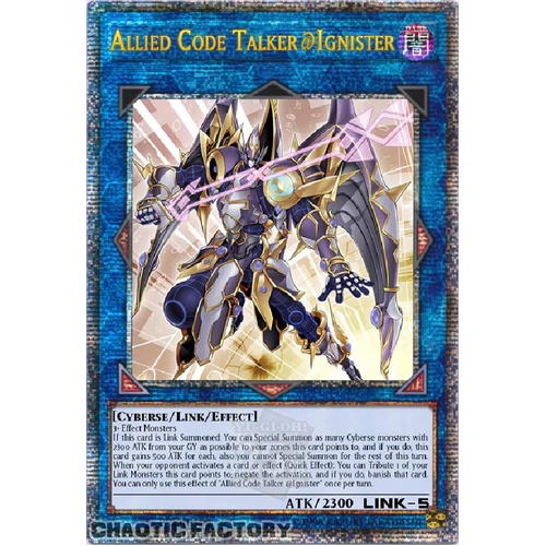 ALIN-EN051 Allied Code Talker @Ignister Quarter Century Secret Rare 1st Edition NM