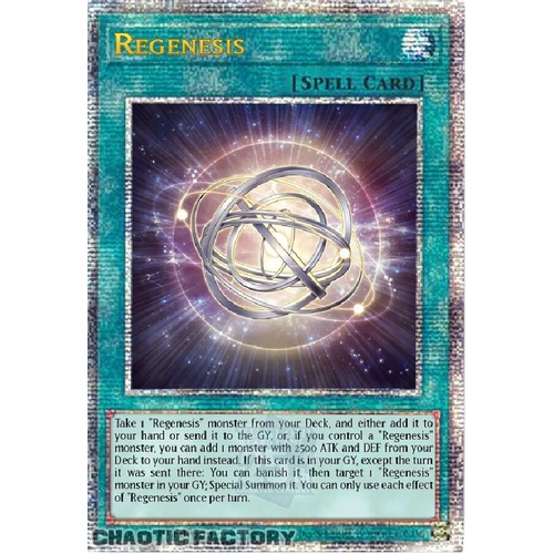 ALIN-EN059 Regenesis Quarter Century Secret Rare 1st Edition NM