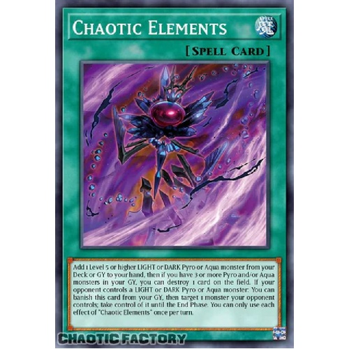 ALIN-EN067 Chaotic Elements Common 1st Edition NM
