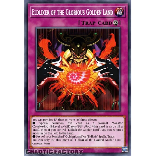ALIN-EN077 Eldlixir of the Glorious Golden Land Super Rare 1st Edition NM