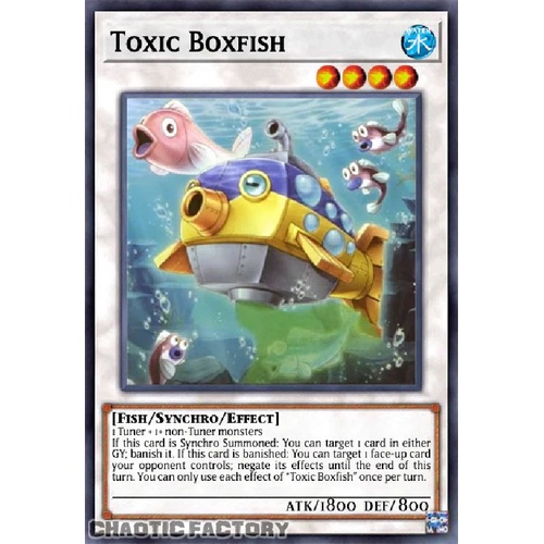 ALIN-EN085 Toxic Boxfish Super Rare 1st Edition NM