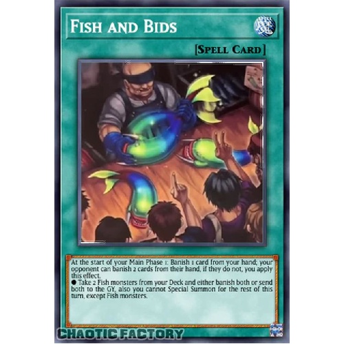 ALIN-EN086 Fish and Bids Common 1st Edition NM