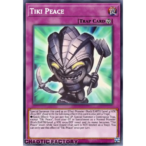 ALIN-EN089 Tiki Peace Common 1st Edition NM