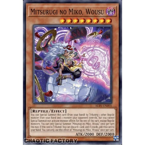 ALIN-EN091 Mitsurugi no Miko, Wousu Common 1st Edition NM