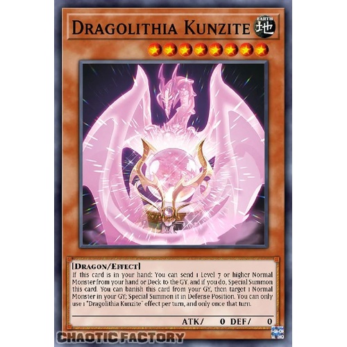 ALIN-EN100 Dragolithia Kunzite Super Rare 1st Edition NM