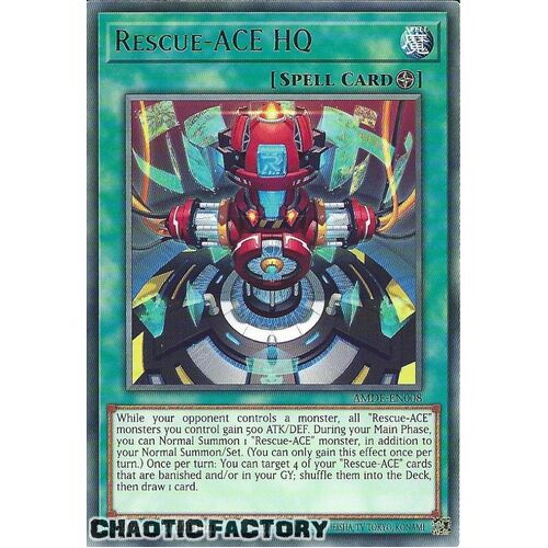 AMDE-EN008 Rescue-ACE HQ Rare 1st Edition NM