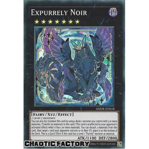 AMDE-EN018 Expurrely Noir Super Rare 1st Edition NM