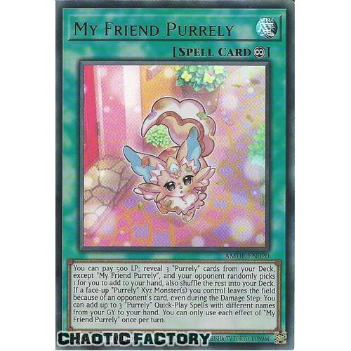 AMDE-EN020 My Friend Purrely Ultra Rare 1st Edition NM